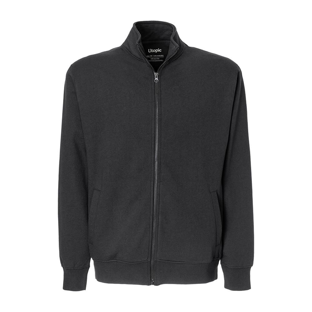 Felpa con zip unisex in cotone e poliestere rigenerati da 280 g/m2 Felpa con zip unisex in cotone e poliestere rigenerati da 280 g/m2