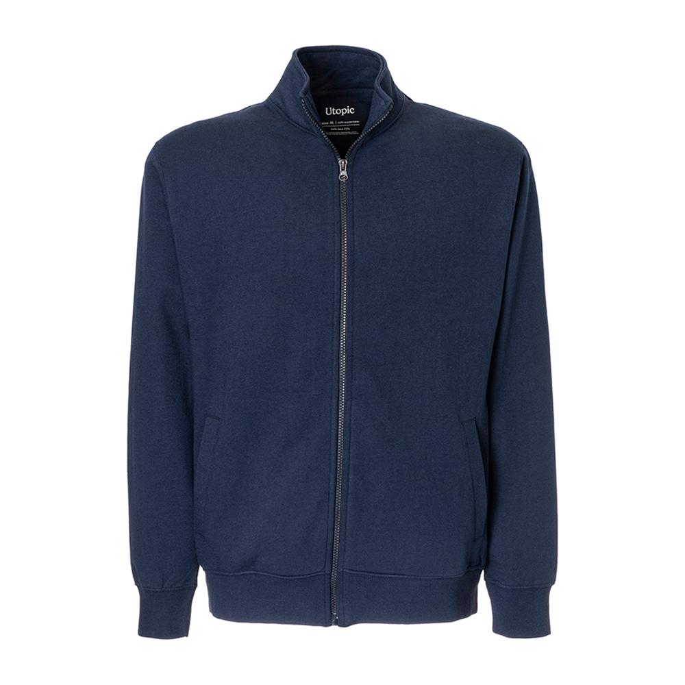 Felpa con zip unisex in cotone e poliestere rigenerati da 280 g/m2 Felpa con zip unisex in cotone e poliestere rigenerati da 280 g/m2